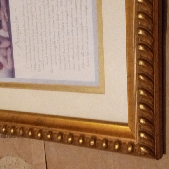 Angels Picture Gold Frame - Picture 6 of 7